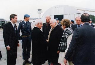 Visita del Presidente della Repubblica alla città di Lisbona per l'insediamento del nuovo Presidente del Portogallo Jorge Sampaio