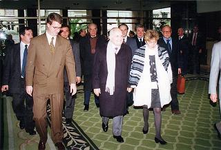 Visita del Presidente della Repubblica alla città di Lisbona per l'insediamento del nuovo Presidente del Portogallo Jorge Sampaio