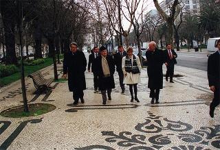 Visita del Presidente della Repubblica alla città di Lisbona per l'insediamento del nuovo Presidente del Portogallo Jorge Sampaio