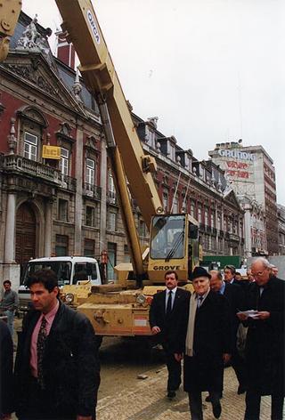 Visita del Presidente della Repubblica alla città di Lisbona per l'insediamento del nuovo Presidente del Portogallo Jorge Sampaio