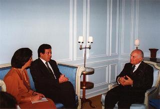 Visita del Presidente della Repubblica alla città di Lisbona per l'insediamento del nuovo Presidente del Portogallo Jorge Sampaio