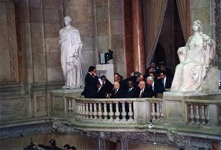Visita del Presidente della Repubblica alla città di Lisbona per l'insediamento del nuovo Presidente del Portogallo Jorge Sampaio