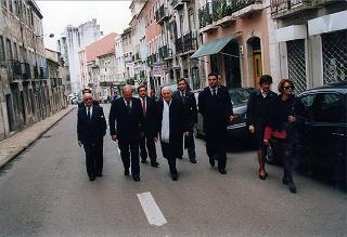 Visita del Presidente della Repubblica alla città di Lisbona per l'insediamento del nuovo Presidente del Portogallo Jorge Sampaio