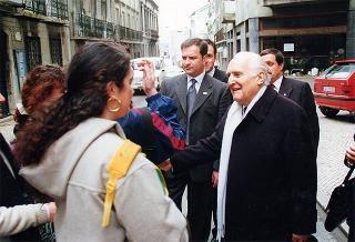 Visita del Presidente della Repubblica alla città di Lisbona per l'insediamento del nuovo Presidente del Portogallo Jorge Sampaio