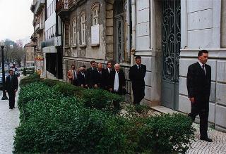 Visita del Presidente della Repubblica alla città di Lisbona per l'insediamento del nuovo Presidente del Portogallo Jorge Sampaio