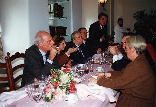 Visita del Presidente della Repubblica alla città di Lisbona per l'insediamento del nuovo Presidente del Portogallo Jorge Sampaio