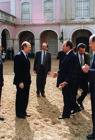 Visita del Presidente della Repubblica alla città di Lisbona per l'insediamento del nuovo Presidente del Portogallo Jorge Sampaio