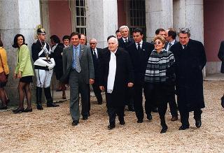 Visita del Presidente della Repubblica alla città di Lisbona per l'insediamento del nuovo Presidente del Portogallo Jorge Sampaio