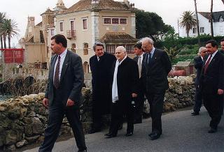 Visita del Presidente della Repubblica alla città di Lisbona per l'insediamento del nuovo Presidente del Portogallo Jorge Sampaio