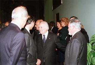 Visita del Presidente della Repubblica alla città di Lisbona per l'insediamento del nuovo Presidente del Portogallo Jorge Sampaio