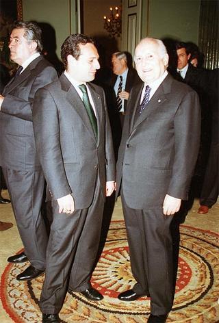 Visita del Presidente della Repubblica alla città di Lisbona per l'insediamento del nuovo Presidente del Portogallo Jorge Sampaio