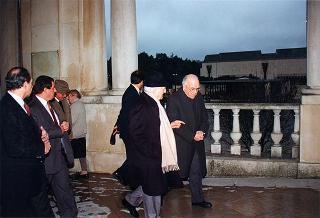 Visita del Presidente della Repubblica alla città di Lisbona per l'insediamento del nuovo Presidente del Portogallo Jorge Sampaio