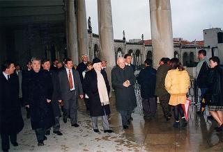 Visita del Presidente della Repubblica alla città di Lisbona per l'insediamento del nuovo Presidente del Portogallo Jorge Sampaio