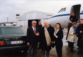 Visita del Presidente della Repubblica alla città di Lisbona per l'insediamento del nuovo Presidente del Portogallo Jorge Sampaio