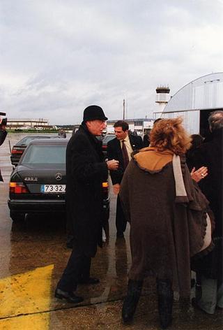 Visita del Presidente della Repubblica alla città di Lisbona per l'insediamento del nuovo Presidente del Portogallo Jorge Sampaio