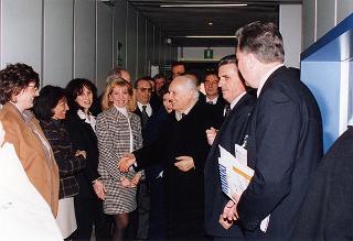 Visita alla città di Firenze. Intervento del Presidente della Repubblica alla Centrale del latte