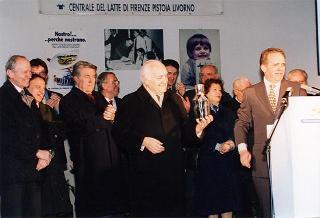 Visita alla città di Firenze. Intervento del Presidente della Repubblica alla Centrale del latte