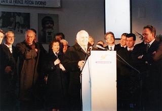 Visita alla città di Firenze. Intervento del Presidente della Repubblica alla Centrale del latte