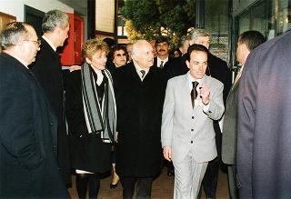 Visita alla città di Firenze.Intervento del Presidente della Repubblica all'Opera della Divina Provvidenza "Madonnina del Grappa" di Rifredi