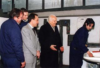 Visita alla città di Firenze.Intervento del Presidente della Repubblica all'Opera della Divina Provvidenza "Madonnina del Grappa" di Rifredi
