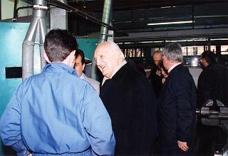 Visita alla città di Firenze.Intervento del Presidente della Repubblica all'Opera della Divina Provvidenza "Madonnina del Grappa" di Rifredi