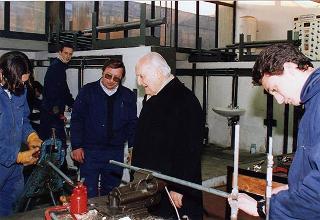 Visita alla città di Firenze.Intervento del Presidente della Repubblica all'Opera della Divina Provvidenza "Madonnina del Grappa" di Rifredi