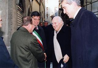 Visita alla città di Firenze.Intervento del Presidente della Repubblica alla cerimonia di riapertura della sede dell'Accademia dei Georgofili