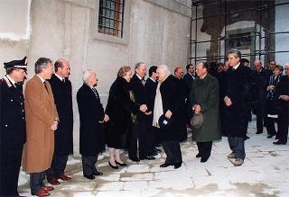Visita alla città di Firenze.Intervento del Presidente della Repubblica alla cerimonia di riapertura della sede dell'Accademia dei Georgofili