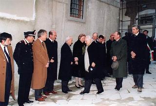 Visita alla città di Firenze.Intervento del Presidente della Repubblica alla cerimonia di riapertura della sede dell'Accademia dei Georgofili