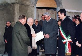 Visita alla città di Firenze.Intervento del Presidente della Repubblica alla cerimonia di riapertura della sede dell'Accademia dei Georgofili
