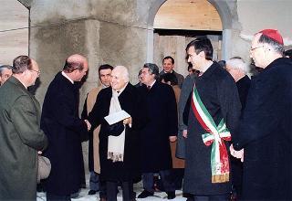 Visita alla città di Firenze.Intervento del Presidente della Repubblica alla cerimonia di riapertura della sede dell'Accademia dei Georgofili