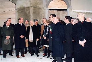 Visita alla città di Firenze.Intervento del Presidente della Repubblica alla cerimonia di riapertura della sede dell'Accademia dei Georgofili