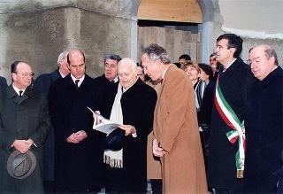 Visita alla città di Firenze.Intervento del Presidente della Repubblica alla cerimonia di riapertura della sede dell'Accademia dei Georgofili