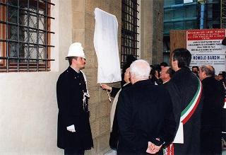 Visita alla città di Firenze.Intervento del Presidente della Repubblica alla cerimonia di riapertura della sede dell'Accademia dei Georgofili