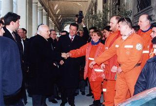 Visita alla città di Firenze.Intervento del Presidente della Repubblica alla cerimonia di riapertura della sede dell'Accademia dei Georgofili