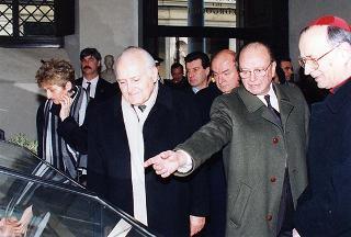 Visita alla città di Firenze.Intervento del Presidente della Repubblica alla cerimonia di riapertura della sede dell'Accademia dei Georgofili