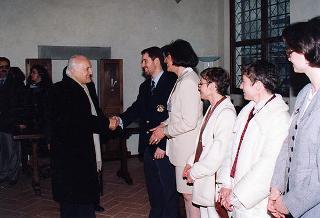 Visita alla città di Firenze.Intervento del Presidente della Repubblica alla cerimonia di riapertura della sede dell'Accademia dei Georgofili