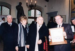 Visita alla città di Firenze.Intervento del Presidente della Repubblica alla cerimonia di riapertura della sede dell'Accademia dei Georgofili