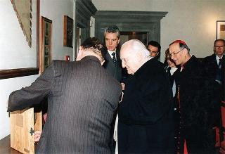 Visita alla città di Firenze.Intervento del Presidente della Repubblica alla cerimonia di riapertura della sede dell'Accademia dei Georgofili