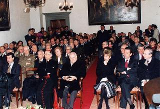 Visita alla città di Firenze.Intervento del Presidente della Repubblica alla cerimonia di riapertura della sede dell'Accademia dei Georgofili