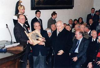 Visita alla città di Firenze.Intervento del Presidente della Repubblica alla cerimonia di riapertura della sede dell'Accademia dei Georgofili