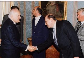 Delegazione di studenti dell'Istituto tecnico industriale "Ettore Majorana" di Somma Vesuviana (Napoli)