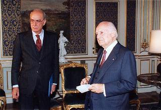 Intervista al Presidente della Repubblica del giornalista Paolo Damosso, in occasione della beatificazione del cardinale Schuster