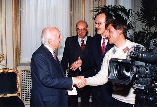Intervista al Presidente della Repubblica del giornalista Paolo Damosso, in occasione della beatificazione del cardinale Schuster