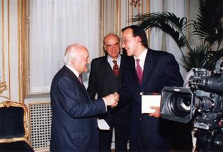 Intervista al Presidente della Repubblica del giornalista Paolo Damosso, in occasione della beatificazione del cardinale Schuster
