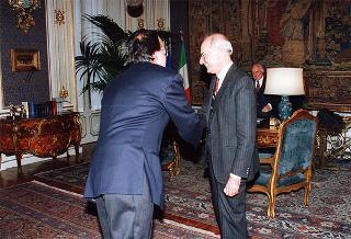 Intervista al Presidente della Repubblica del giornalista Paolo Damosso, in occasione della beatificazione del cardinale Schuster