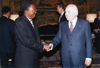 Presidente della Repubblica del Burundi Sylvestre Ntibantunganya