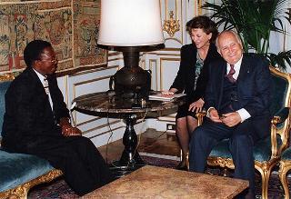 Presidente della Repubblica del Burundi Sylvestre Ntibantunganya