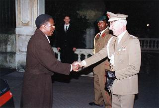 Presidente della Repubblica del Burundi Sylvestre Ntibantunganya