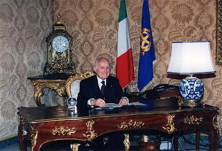 Televideo conferenza con i Presidenti della Russia, della Corea e dell'Ucraina, in occasione della cerimonia inaugurale del progetto ITUR